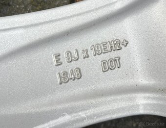 ALU KOLA R19 5X120, ORIGINÁL BMW X5 / X6, ZIMNÍ PNEU 7MM - 8