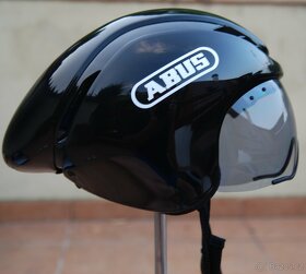 Časovkařská přilba Abus GameChanger TT shiny black - 8