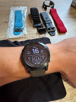GARMIN - Fenix 7X Sapphire Solar - 8