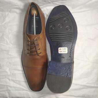 ❗❗BAŤA, VELIKOST 46, PÁNSKÉ HNĚDÉ POLOBOTKY❗❗ - 8