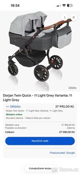 Kočárek dvojkočarek - 8