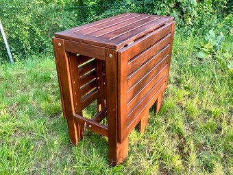 Zahradní rozkládací stůl IKEA Äpplarö, 133,5 x 70 cm - 8