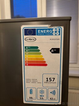 Chladnička s mrazničkou Goddess - nerez - 8