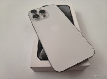 apple iphone 15 PRO MAX 256gb White Titanium / Batéria 100% - 8