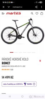 Horské kolo Romet - 8