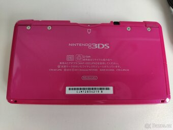 Nintendo 3DS Pink Gloss + homebrew hack a 64GB karta - 8