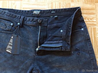panske dzinove sortky, kratasy Superdry velkost W36 - 8