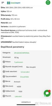 BRANA DVOUKRIDLA IMPERIAL S POHONEM - 8