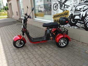 elektrická tříkolka C5 2000w červená - 8