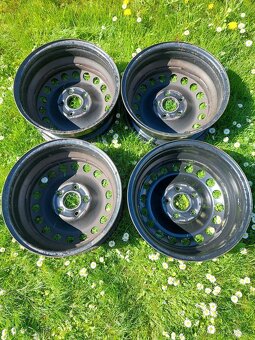 4x Plechové disky Škoda Volkswagen 6Jx15 112 ET47 - 8