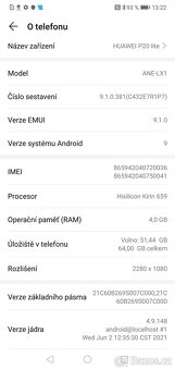 Telefon Huawei P20 Lite 4GB/64GB DualSIM model ANE-LX1 modrý - 8