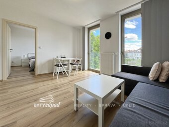 Pronájem slunného bytu 2+kk, 39 m2 přímo u břehu řeky v cent - 8