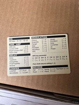 Kytarový multiefekt Zoom G1u - 8