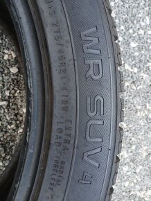 2ks zimní pneu Nokian 275/45/21 vzorek 7mm - 8