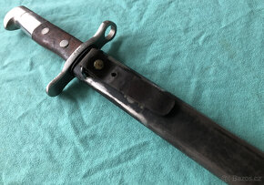Švýcarský nožový bodák M1918 na pušku Schmidt-Rubin - 8