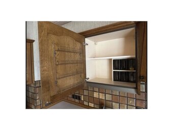 Dubová rustikální kuchyňská linka včetně spotřebičů,5045 - 8