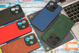 Pouzdro s koženkovými zády pro Xiaomi, Redmi a Poco - 8