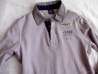 Aeronautica Militare pánske slim polo tričko M - 8