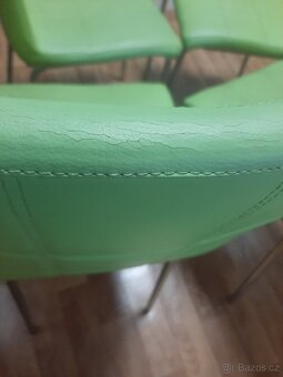 Kuchyňské židle zelené 4 kusy - 8