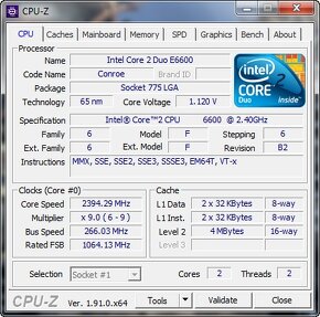 Procesory Core 2 Duo, Dual - Core, ... pro LGA 775 - 8