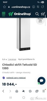 Chladicí skříň | SD 1380 | jednodveřová – 345 l – ventilovan - 8