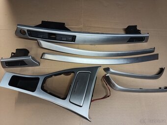 interiér dekor lišty pro Bmw e91 a e90 - kartáčovaný hliník - 8
