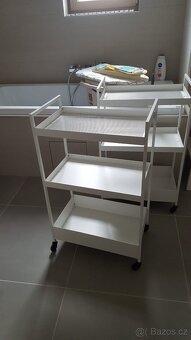 IKEA vozík bílý 3x - 8
