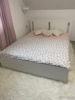 Bílá postel -IKEA - 8