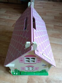 Přenosný dřevěný domeček pro panenky - Bigjigs Toys - 8