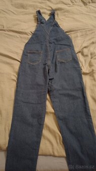 Laclové jeansové kalhoty - 8