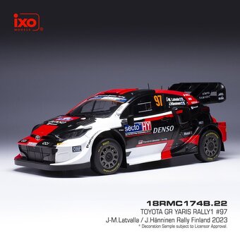 Modely Toyota GR Yaris Rally 1:18 IXO - 8