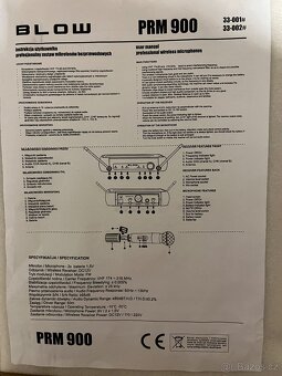 Bezdrátové mikrofony Blow - 8