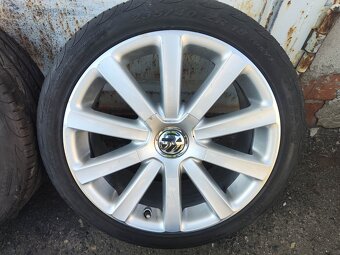 18"letní alu sada Omaynt 5x112 origo Passat B6 B7 R36 RLine - 8
