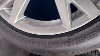 Prodám alu Audi pneu 225/50/17 - 8