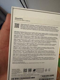 Prodám iPhone 16 pro - 8