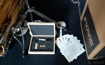 Prodám nové bicí Sonor SQ2- African Marble - 8