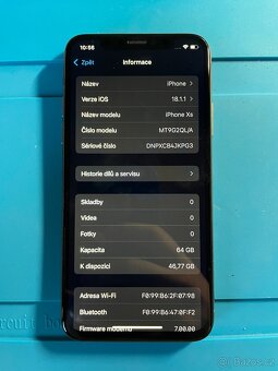 iPhone XS Gold 64GB, baterie 100% - 8