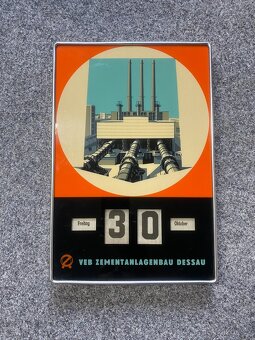 kalendář starý kalendář stará reklama retro dekorace - 8