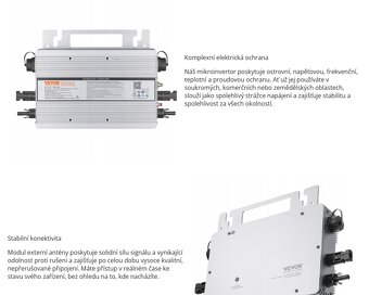 Mikro invertor 800W - 8