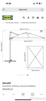 Slunečník Ikea - 8