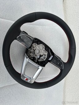Audi sportovy volant S line cerveny A1 A3 S3 S4 S5 - 8