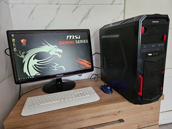 Herní pc FX-4100 8gb ddr3 GTX460 1gb lcd 24" full hd GTA5 - 8