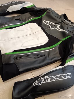 Alpinestars Motegi V2-Pánská kožená moto kombinéza, dvoudíl - 8