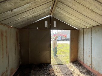 garáž plechová 5x3m - 8