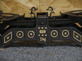 Starožitné váhy 5 kg + sada závaží - 8