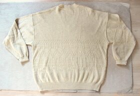 Vintage 80s/90s Westbury pánský svetr reliéf. vzor - 8