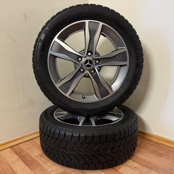 MERCEDES C W205 5x112 R17 ET48,5+ZIMNÍ 225/50R17 7,5/7mm - 8