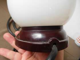 STARÁ BAKELITOVÁ LAMPIČKA - DRGM - 8