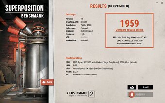 Grafická karta, GeForce GTX 1660 Super 6GB ( kompaktní ) - 8