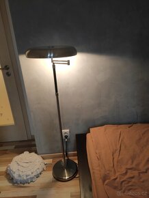 Retro vintage art deco stojací lampa s kloubovým ramenem - 8